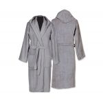 Μπουρνούζι με κουκούλα Comfort 775-Grey  NEF-NEF