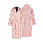 Μπουρνούζι με κουκούλα Comfort Engl.Rose NEF-NEF