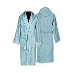 Μπουρνούζι με κουκούλα Comfort Aqua NEF-NEF