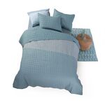 Σετ 2 τμχ. Μαξιλαροθήκες Καπιτονέ 52x72 Tenisson Aqua NEF-NEF