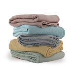 Κουβέρτα Whisper Grey Κούνιας 110x150 Βαμβακερή NEF-NEF