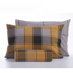 Σετ Παπλωματοθήκη Julius Yellow/Grey Μονή 1.60x2.40 NEF-NEF