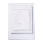Σετ Σεντόνια King Size Juego De cama White 270x290+Κατωσέντονο Με Λάστιχο(180x200+40)  LACOSTE 100% Βαμβάκι