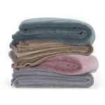 Κουβέρτα Fleece Cosy Mauve Υπέρδιπλη 2.40x2.20 NEF-NEF