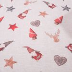 Χριστουγεννιάτικη τραβέρσα διάστασης 40x160εκ. από την Nef-Nef.

50% βαμβάκι και 50% πολυεστέρα.

Συνδυάζεται με ιδίου σχεδίου καρέ και τραπεζοκαρέ.