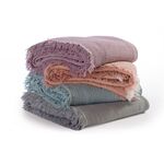 Κουβέρτα  Apollo Mauve 230x240 NEF-NEF 100%Βαμβάκι