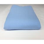 Πικέ κουβέρτα Blue Μονόχρωμη 2.2x2.50 Υπέρδιπλη Basic 100% Βαμβάκι