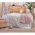 Κουβέρτα Clouds Pink Κούνιας 110x140 NEF-NEF