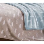 Κουβέρτα Clouds Beige Κούνιας 110x140 NEF-NEF