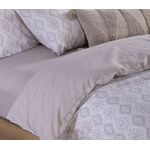 Σετ Σεντόνια Shreder Ecru King Size 2.70x2.70+(180x200+32)Κατωσέντονο με λάστιχο NEF-NEF