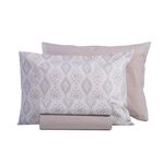 Σετ Σεντόνια Shreder Ecru King Size 2.70x2.70+(180x200+32)Κατωσέντονο με λάστιχο NEF-NEF