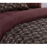 Σετ Σεντόνια Stream Bordo  Μονό Φανέλα 170x270 NEF-NEF