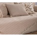 Ριχτάρι  Zackren Beige/Natural Μονοθέσιο 180x180 NEF-NEF