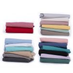 Σετ 2 τμχ. Basic 1212-Silver Grey Μαξιλαροθήκες 52x72 NEF-NEF