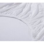 Σεντόνι 1.00x2.00 με Λάστιχο Μονό Jersey White NEF-NEF 100%Βαμβάκι