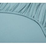 Σεντόνι Διπλό 1.40x2.00 με λαστιχο Jersey 1019-Aqua NEF-NEF 100%Βαμβάκι