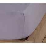 Σεντόνι 1.00x2.00 με Λάστιχο Μονό Jersey 726-L.Grey NEF-NEF 100%Βαμβάκι