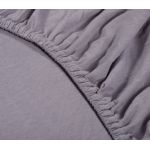 Σεντόνι υπέρδιπλο 1.60x2.00 με λαστιχο Jersey 726-Light Grey NEF-NEF 100%Βαμβάκι