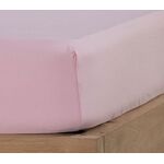 Σεντόνι Διπλό 1.40x2.00 με λάστιχο Jersey 1018-Pink NEF-NEF 100%Βαμβάκι