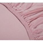 Σεντόνι Διπλό 1.40x2.00 με λάστιχο Jersey 1018-Pink NEF-NEF 100%Βαμβάκι