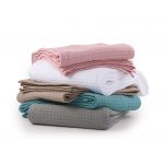 Κουβέρτα New Golf 1027-Dust Aqua πικέ Υπέρδιπλη 2.20x2.40 NEF-NEF