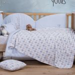 Κουβέρτα Fleece Sweet Rhombus Blue Κούνιας 110x150  Nef-Nef Homeware