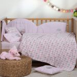 Κουβέρτα Fleece Sweet Rhombus Pink Αγκαλιάς 75x110 Nef-Nef Homeware