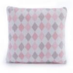 Μαξιλάρι Fleece Sweet Rhombus Pink 35x35 Nef-Nef Homeware