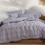 Σετ Σεντόνια Highlar Grey 170x270 Μονά Nef-Nef Homeware