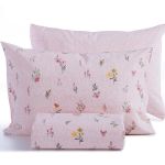 Σετ Παπλωματοθήκη  Plant Pink 170x240 Μονή Nef-Nef Homeware