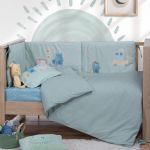 Παπλωματοθήκη Basic 1214-Mint Κούνιας 110x150  Nef-Nef Homeware