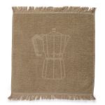 Ποτηρόπανο Coffe Pot Chaki 50x50 Nef-Nef Homeware