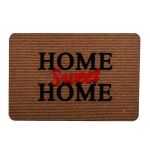 Πατάκι Home Sweet Home Beige 40x60 Flocky Sidirela