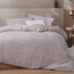 Σετ Παπλωματοθήκη Torredo Beige 240x230  Υπέρδιπλη Nef-Nef Homeware