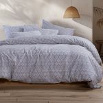 Σετ Παπλωματοθήκη Torredo Grey 160x230 Μονή Nef-Nef Homeware