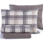 Σετ Charlie Grey σεντόνια Φανέλλα 160x260 Μονά  Nef-Nef Homeware