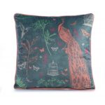 Μαξιλάρι Bieds Of Paradise Green Διακοσμητικό 45x45 Nef-Nef Homeware
