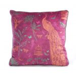 Μαξιλάρι Birds of Paradise Fuchsia Διακοσμητικό 45x45 Nef-Nef Homeware