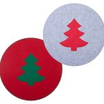 Σετ 2τμχ. Σουπλά Felt Tree Grey  Nef-Nef Homeware