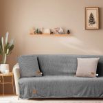 Ριχτάρι Μονοθέσιο Desert Grey 180x180 Madi Homeware