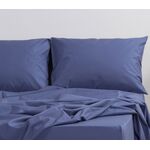Σεντόνι Basic 1053-Indigo 1.40x2.00+30 Διπλό με λάστιχο Nef-Nef Homeware