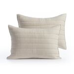 Σετ 2τμχ.Μαξιλαροθήκες Colorfull Beige 52x72 Nef-Nef Homeware