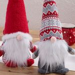 Χριστουγεννιάτικο Διακοσμητικό Dwarf Red Στοπ Πόρτας 12x29 Nef-Nef Homeware