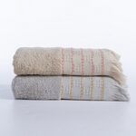 Πετσέτα Προσώπου Quantro Beige 50x90 Nef-Nef Homeware