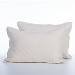 Σετ 2τμχ.Μαξιλαροθήκες Brunno Ecru 52x72 Nef-Nef Homeware