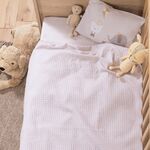 Βρεφική Κουβέρτα πικέ Κούνιας Happy Days 110x150 Nef-Nef Homeware