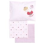 Σετ 3τμχ. Σεντόνια Κούνιας Lady Bug  120x170 Nef-Nef Homeware