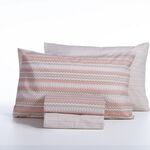 Σετ Σεντόνια Quantro Beige Διπλά 200x270 Nef-Nef Homeware