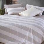 Σετ Σεντόνια Casual Stripe Ecru Υπέρδιπλα 240x270  Nef-Nef Homeware