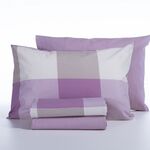 Σετ Σεντόνια Casual Check Mauve 240x270Υπέρδιπλα+(160x200+35)κατωσέντονο με λάστιχο  Nef-Nef Homeware